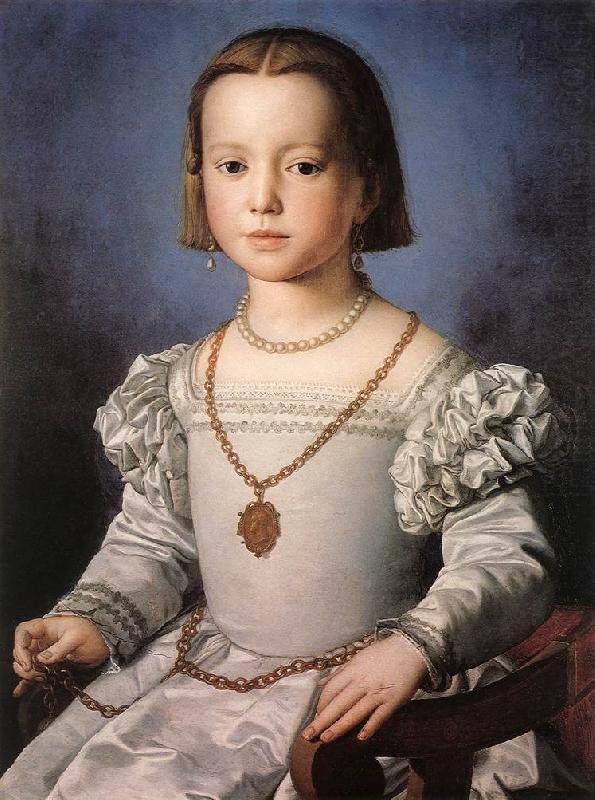 BRONZINO, Agnolo Bia, The Illegitimate Daughter of Cosimo I de  Medici china oil painting image